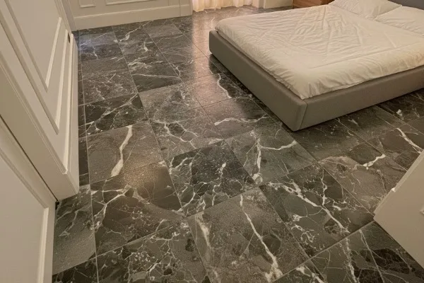 instalación de suelo laminado en  - estado inicial