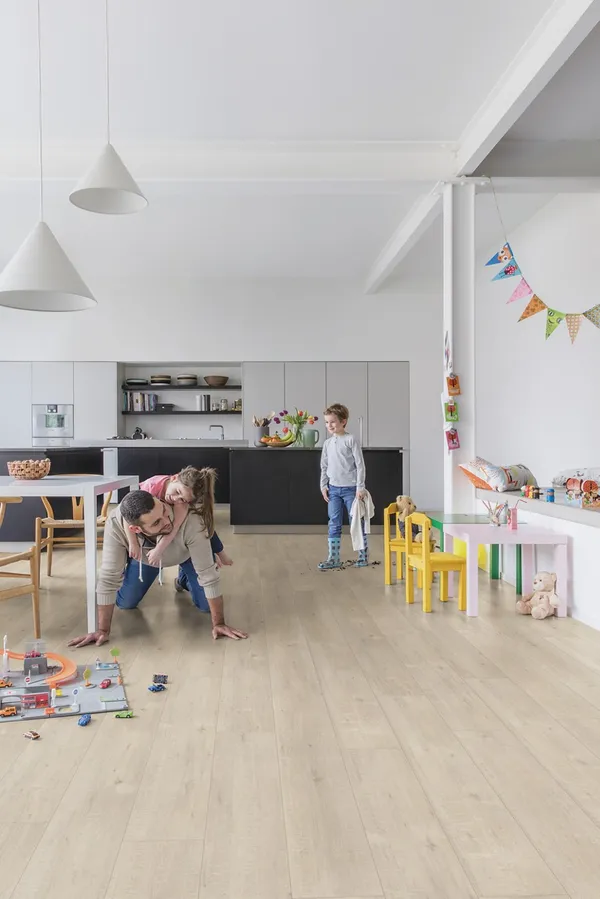 suelo laminado quick step Quick-Step Quick-Step Impressive Roble Cortes Sierra Beige