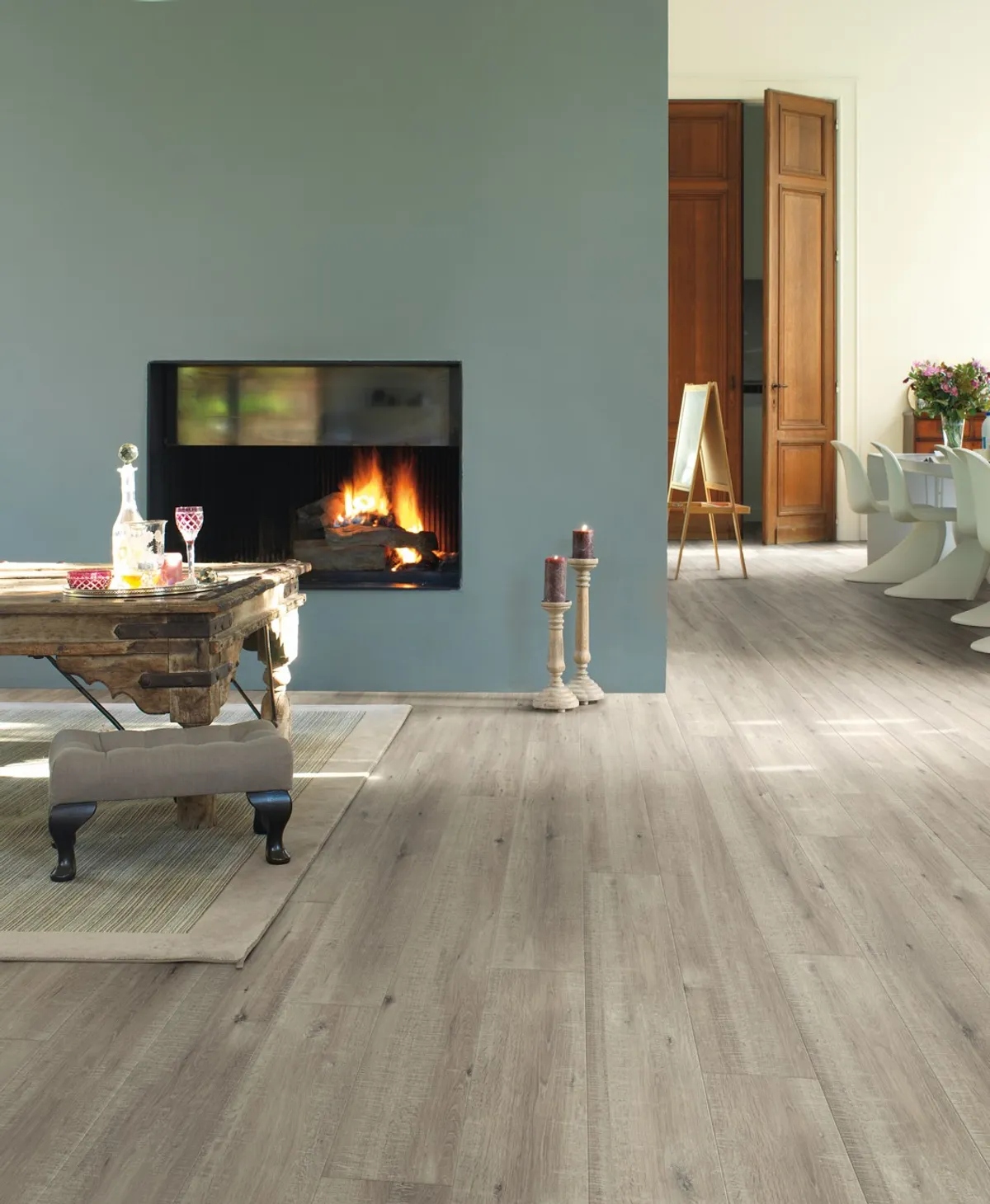 suelo laminado quick step Quick-Step Quick-Step Impressive Roble Cortes Sierra Gris