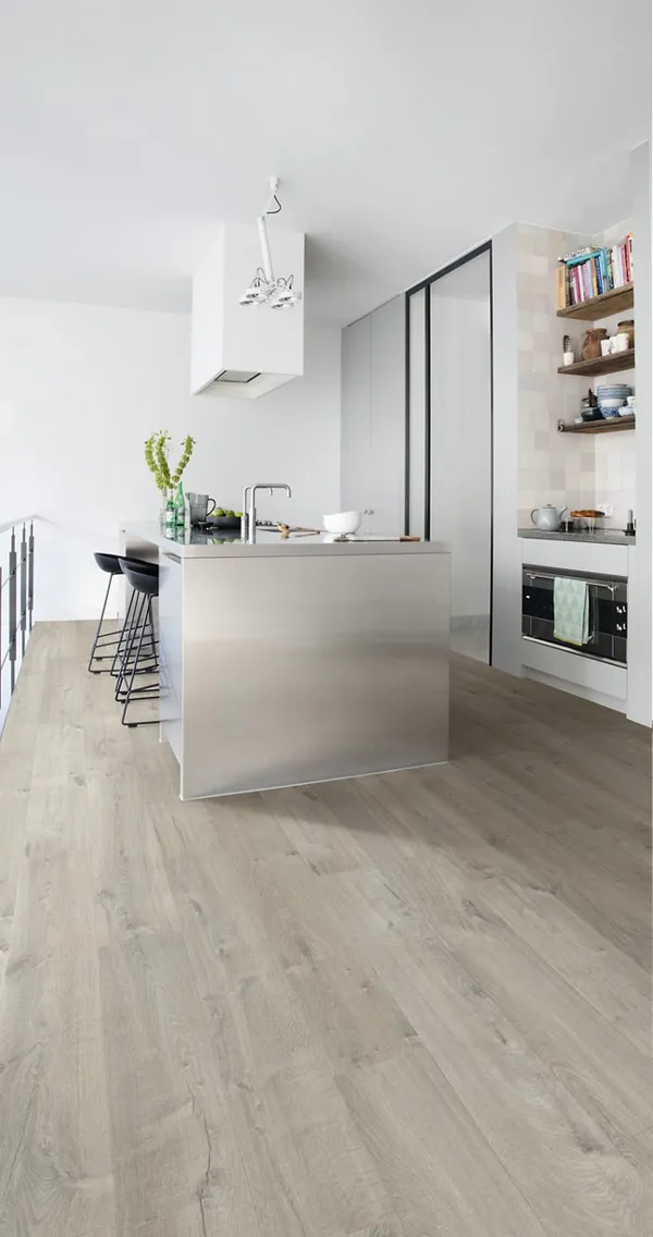 suelo laminado quick step Quick-Step Quick-Step Impressive Roble Suave Gris